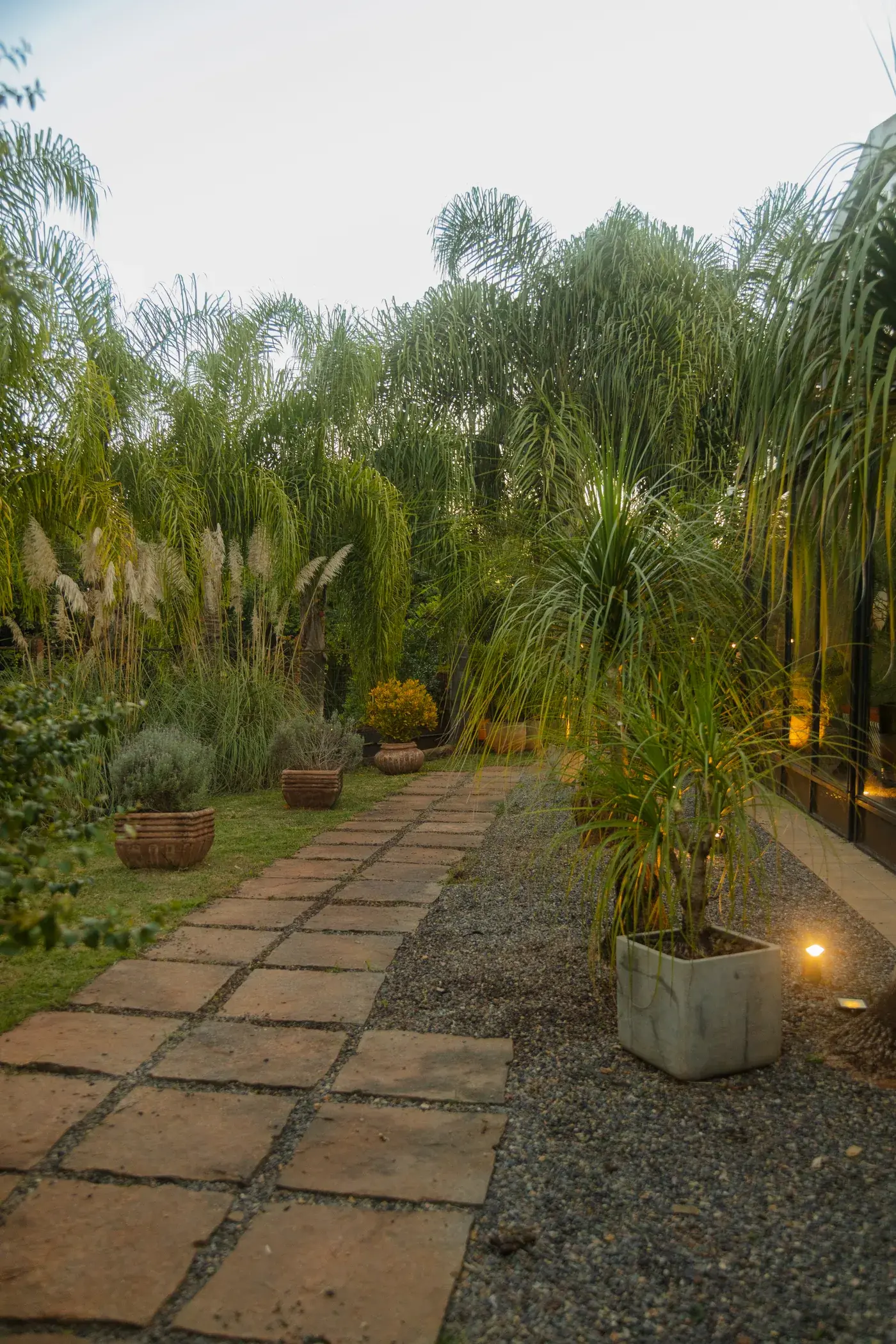 Jardim de entrada